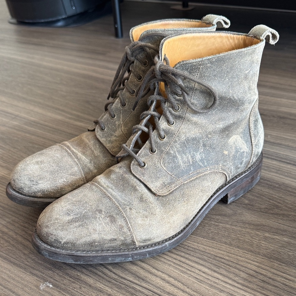 Taft Men's Gray Lace-Up Dragon Boots - Picture 4 of 8
